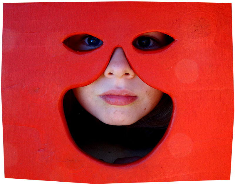 Den Indadvendte legeplads i Århus fungerer også som en maske, for introverte børn kan ofte godt lide at skuespille.